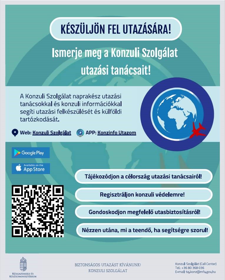 Konzuli Szolgálat tájékoztatója